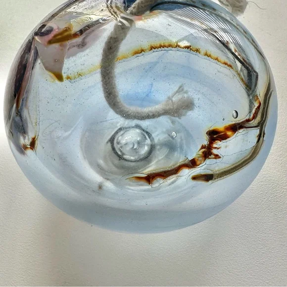 GLASSHOUSE Mount St Helens Ash Art Glass Paperweight Signed Eric Brakken ‘84 - Picture 5 of 11